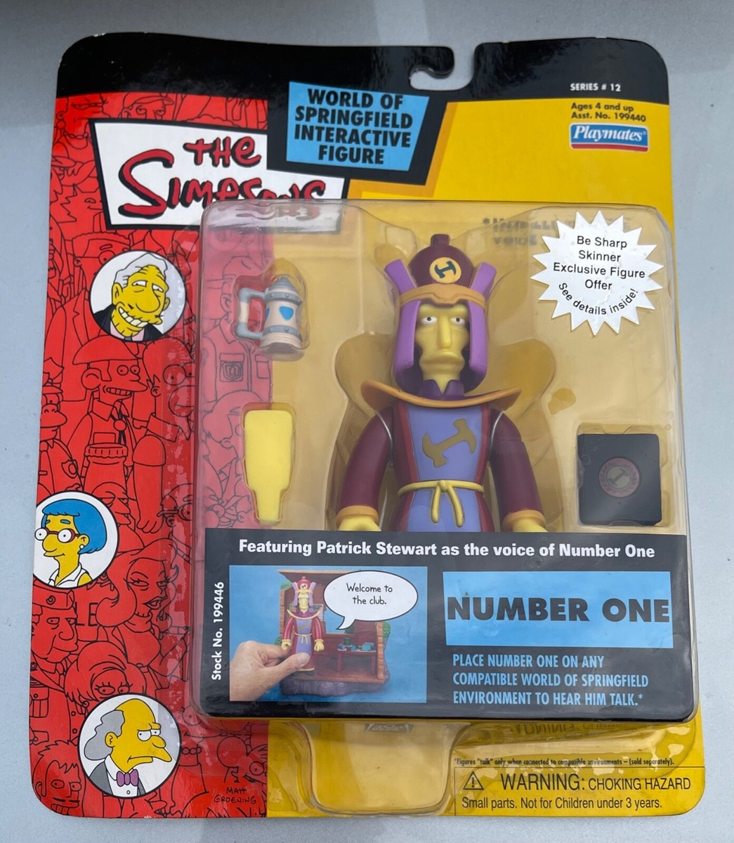 Playmates Toys The Simpsons WOS Series 12 Number One Action