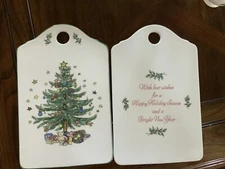 Nikko Christmastime Cheese Snack Board 9” X 5 3/4”