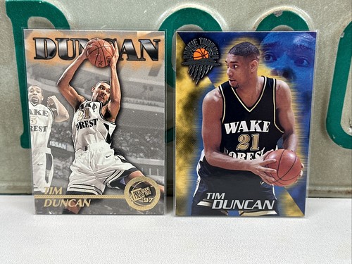 1997 Tim Duncan Rookie 10 Card Lot Wake Forest Basketball HOF RC EDGE PRESS PASS - Picture 10 of 13