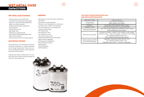 HI-TORQ 325P505H37M20A4ZIS 5uF +/-6% 370VAC 50/60Hz Round Oil Run Capacitor! - Picture 5 of 7