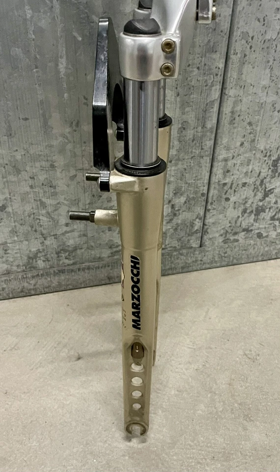 Marzocchi XC 600 World Champion Suspension Fork With An AC Fork Brace MTB 90’s - Image 4 of 4