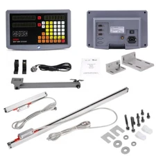 SINO SDS2MS 2 Axis Digital Readout DRO and Linear Scales / KA300 Linear Sensor