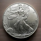 1998 Uncirculated American Silver Eagle One Ounce Coin, low mintage. BU