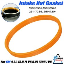 For Gm Intake Hat Gasket 5.7l 350 5.0l 305 4.3l V6 Engines 15998532