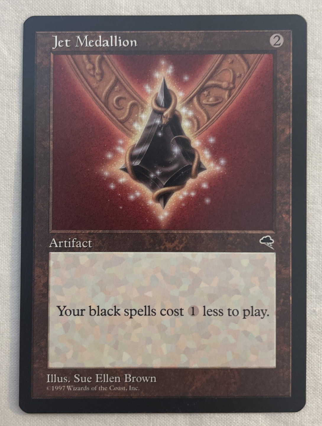 1x Jet Medallion Tempest MTG Magic the Gathering NM