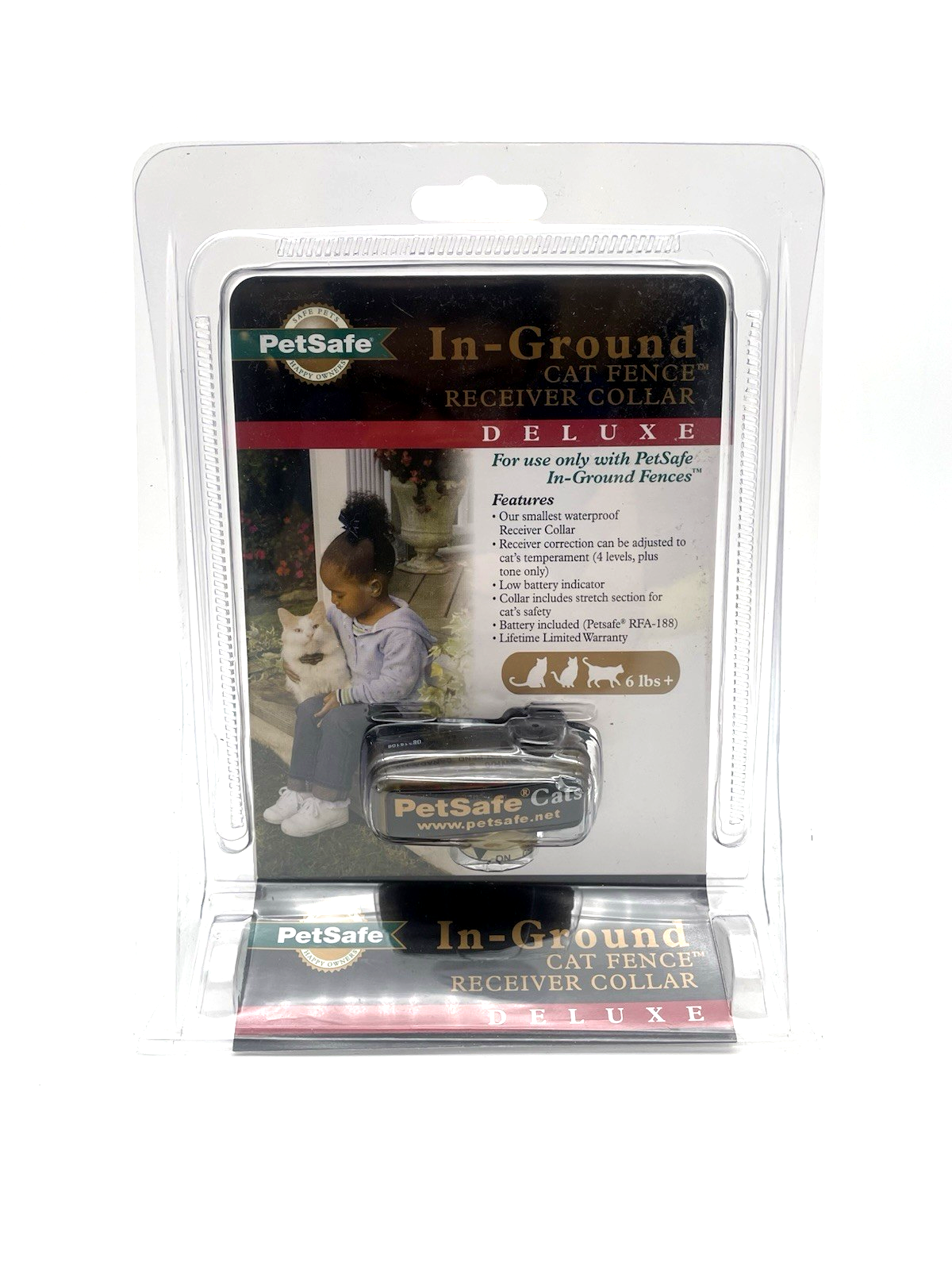 PetSafe In-Ground Cat Fence with Extra Receiver Collar Deluxe 2007 New Sealed