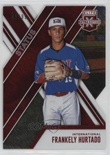 2017 Panini Elite Extra Edition Status Red Die-Cut /99 Frankely Hurtado #166 8o0