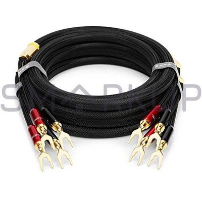 New In Box CHOSEL LB-5108 HIFI OCC Speaker Cable Pair #vn