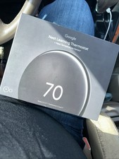 Google Nest Learning Thermostat 4th Gen w/ Se...
