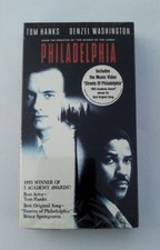 Philadelphia New VHS 1994 Tom Hanks Denzel Washington FACTORY SEALED