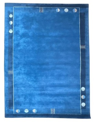 Teppich VENUS NEPAL - HANDGEKNÜPFT Farbe: Blau; Größe: 170x240 cm | Handgeknüpft