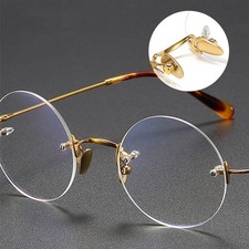 Pure Rimless Titanium Eyeglass frame Jobs Ultralight Round Glasses Spectacles