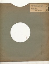 78 RPM Company Store stock sleeve for COLUMBIA 15111-D-Hillbilly series
