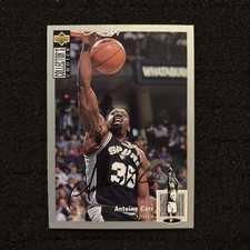 1994-95 Antoine Carr Upper Deck Collectors Choice Silver Signature Card #135