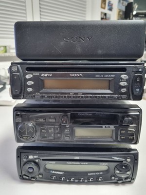 KONVOLUT - SONY CDX-L410 - BLAUPUNKT BIARRITZ RDM 169 - GOLDSTAR TCC 773