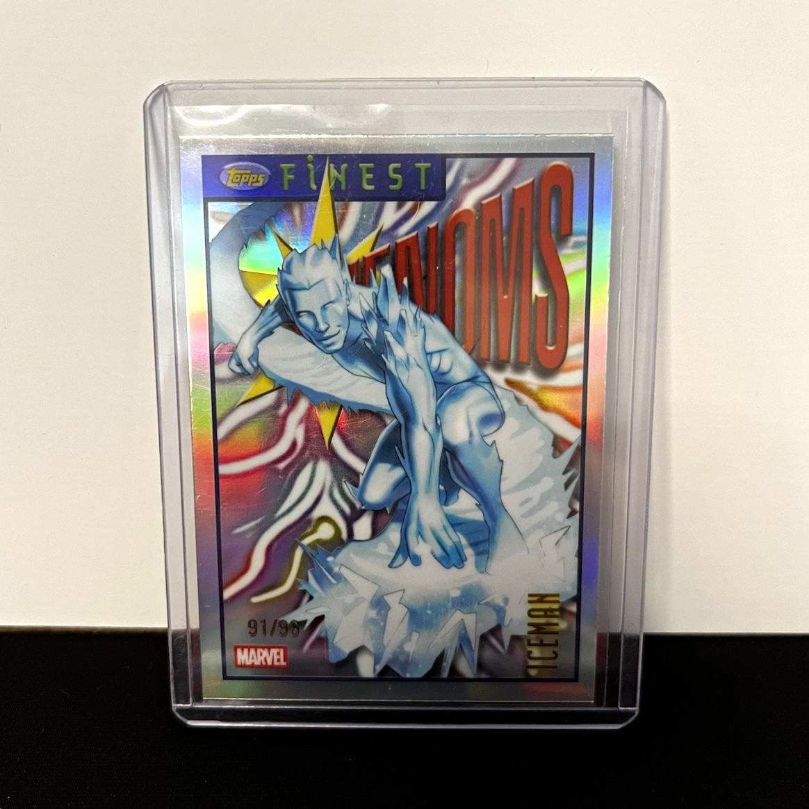 2026 Topps Finest Marvel — Iceman Finest Phenoms /96