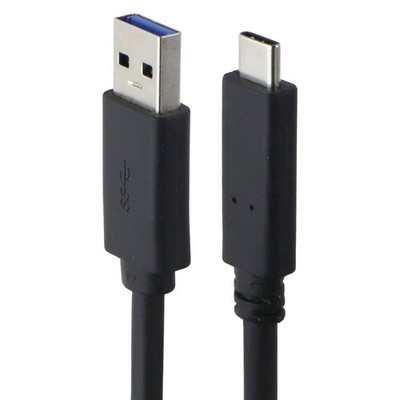 Mixed USB-C to USB 3.0 Charge and Sync Data Cables - Black (Bulk / 3 Ft and Up)