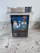 Gyromite for NES Nintendo Matte Sticker Seal Graded 8.5 WATA CIB black box