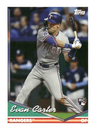 2024 Topps Archives #223 Evan Carter | Baseball Card