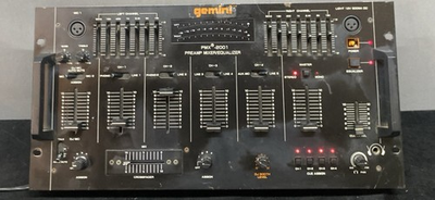 #ad #ad GEMINI PMX 2001 Preamp Equalizer Mixer DJ Audio WORKS NEEDS BUTTONS READ DETAILS $97.49