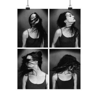 Fiona-Apple Poster Unframe Black & White Vintage Music Reprint