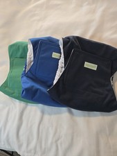 3PK Reusable Washable Male Dog Wraps, Belly Band for Male Dog Diapers Medium