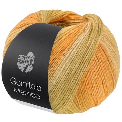 Wolle Kreativ! Lana Grossa - Gomitolo Mambo 2041 bernstein zitrusgelb senf camel