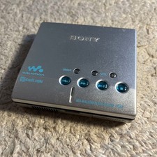 Sony MD Walkman Silver Portable MiniDisc Player Basic Operation Tested