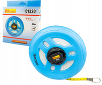 Rollbandmaß 20M Kurbel Messband Pvc Beidseitig MaßBand Rollmeter Bandmaß