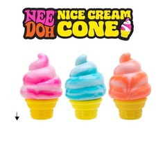 Needoh Blue Ice Cream Cone Nice Cream Cone Brand New Limited Edtion Set of 3