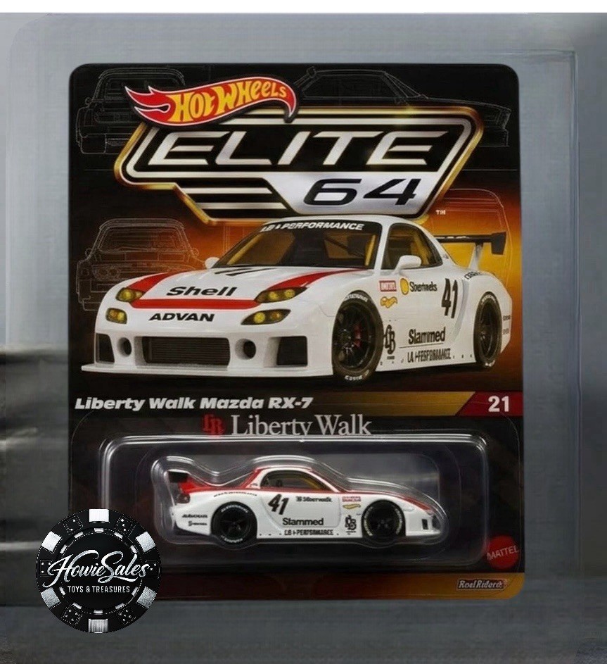 Presale Hot Wheels Elite 64 Mazda RX-7 Liberty Walk | eBay