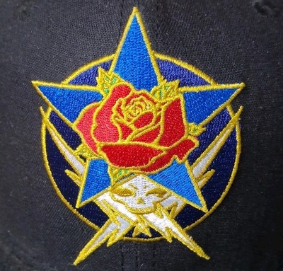 Grassroots Calif Limited Edition Stanley Mouse Grateful Dead Star Skull Cap Hat