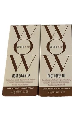 Color Wow CW543 Root Cover Up, 0.07oz - 2x Dark Blonde  Camouflage Roots, Regrow