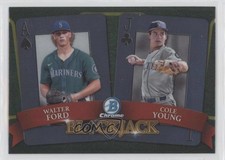 2022 Bowman Draft Blackjack Walter Ford Cole Young #BJ-7 w7v