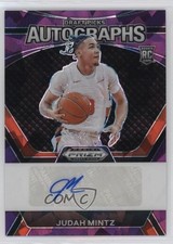 2024-25 Panini Prizm Draft Picks Purple Ice /99 Judah Mintz #DPA-JMZ Auto 0m89