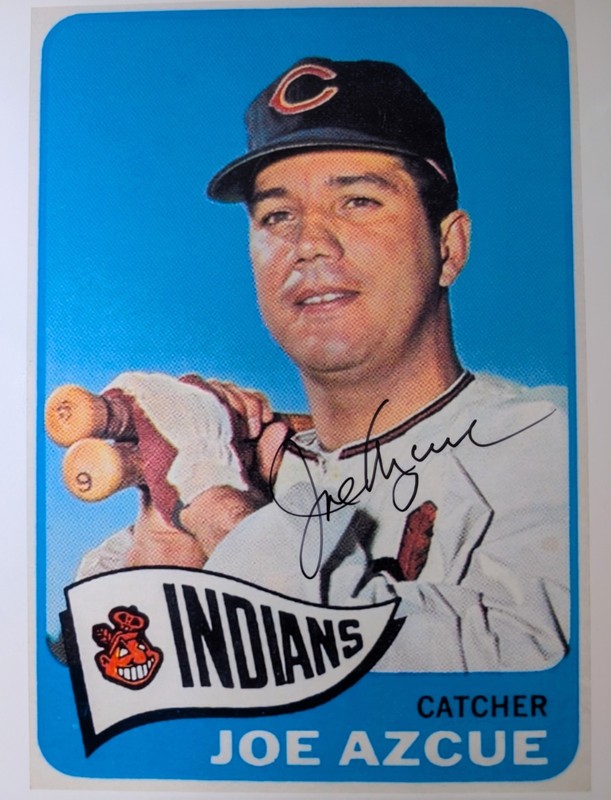 JOE AZCUE (Cleveland Indians) Signed/Autographed 8x10 Photograph