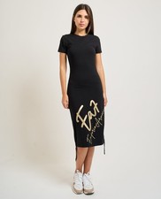 Vestito donna EA7 con logo sull'orlo