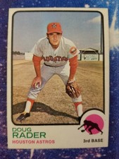 1973 Topps - Doug Rader - #76 - Astros - 3rd Base