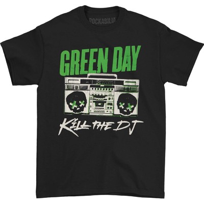 Men's Green Day Kill The DJ Slim Fit T-shirt Small Black