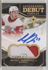 2018-19 Ultimate Collection Debut Threads 89/99 Michael Rasmussen Patch Auto sq1