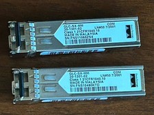 USED Lot of two 2 Cisco brand GLC-SX-MM 1000BASE-SX SFP Transceiver Modules