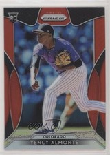 2019 Panini Prizm Tier III Red Prizm Yency Almonte #274 s3g