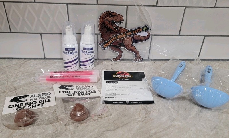 Jurassic Park Alamo Drafthouse Movie Party Collectible Props Limited Edition