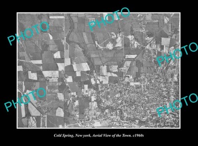 Cold Spring New York Aerial View Of The Town c1960 Old Large Historic Photo