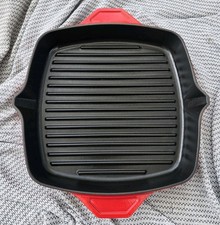 Le Creuset Square Griddle #30 Red 12 Double S...