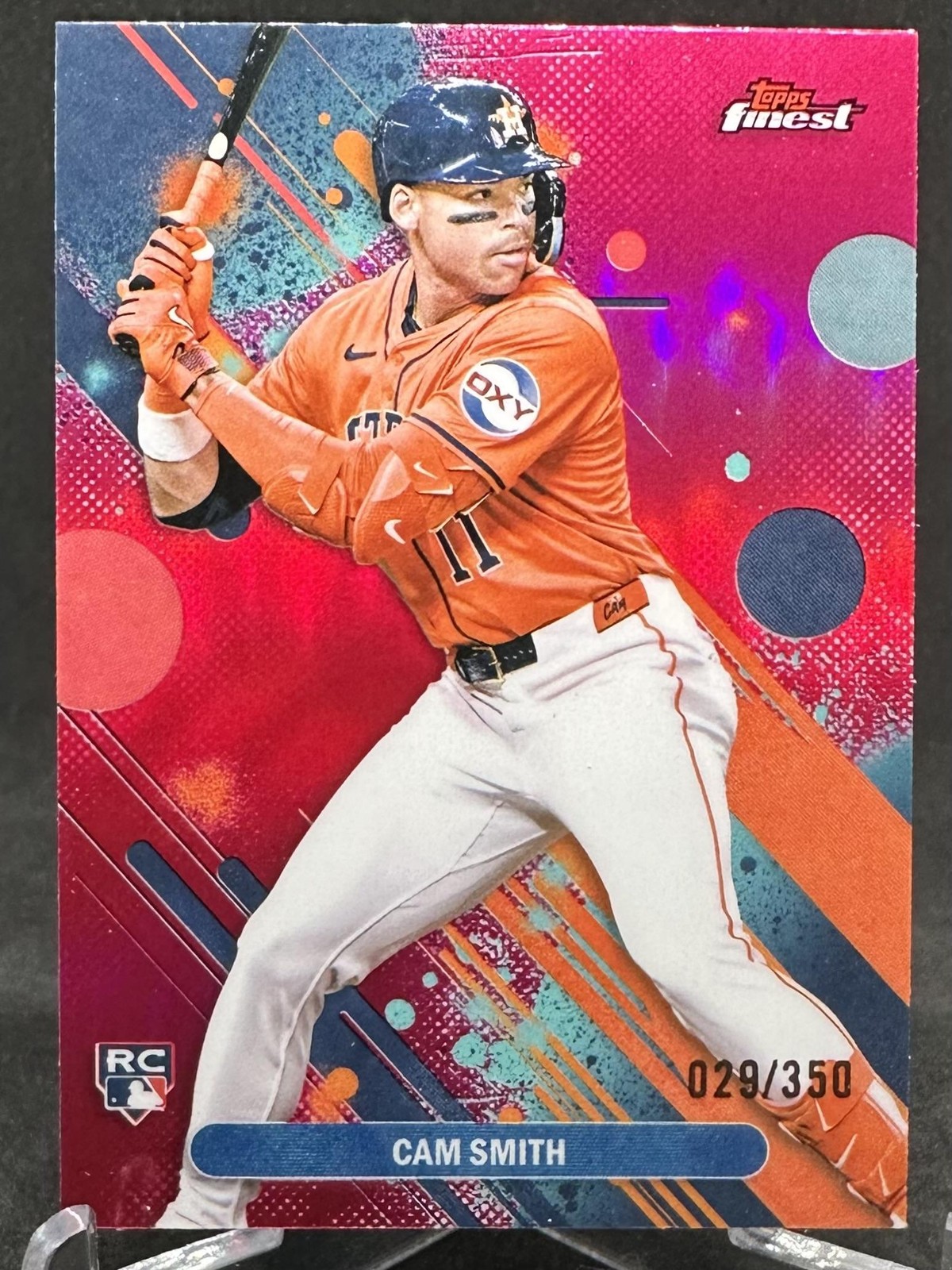 Cam Smith 2025 Topps Finest Common Rookie Magenta /350 #54
