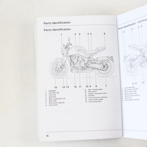 Genuine 2020 TRIUMPH TRIDENT ENGLISH Owners Manual 3850069 ISSUE 1 - Picture 6 of 17