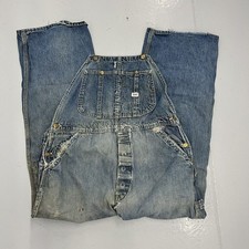 Vintage 50s Lee Union Made Jelt Sanforized Overalls 34x29 1950s True Vintage
