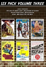 SIX PACK VOLUME 3 DVD New/Sealed Code Red Psycho From Texas ++