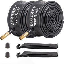 2 PCS Bike Inner Tubes 700x35-43C 35/43-622 Schrader Valve 48mm